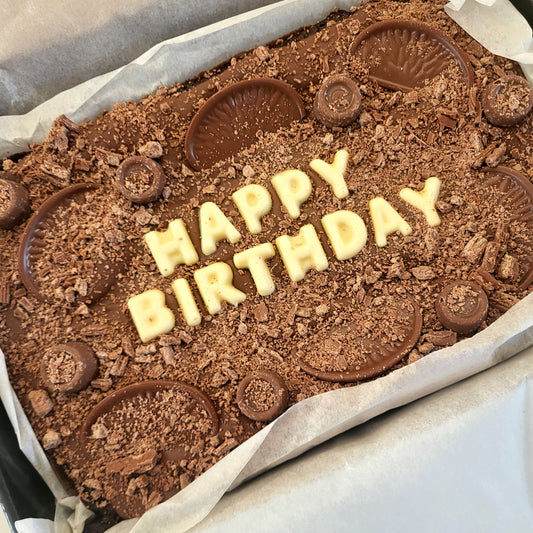 Happy Birthday Rectangle Brownie