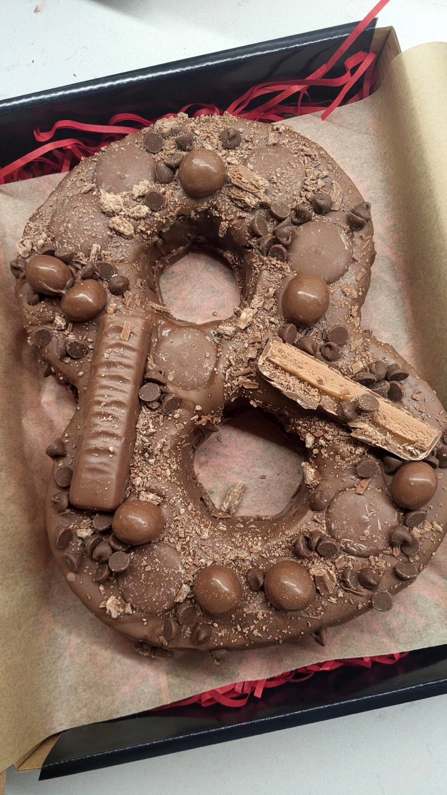 Large Birthday Number Brownie