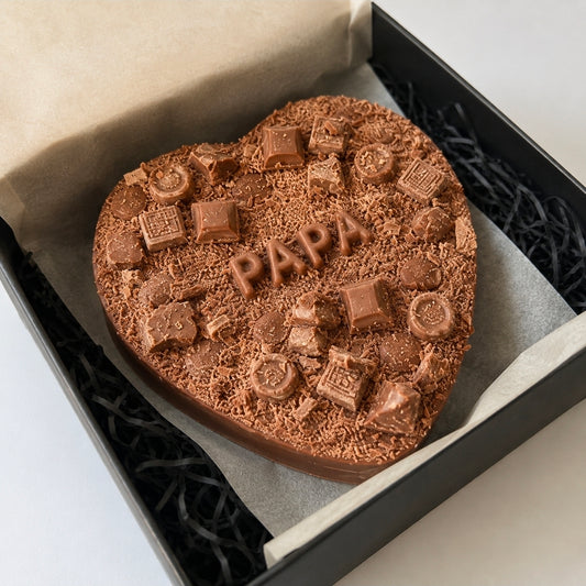 Fathers Day Brownie Heart