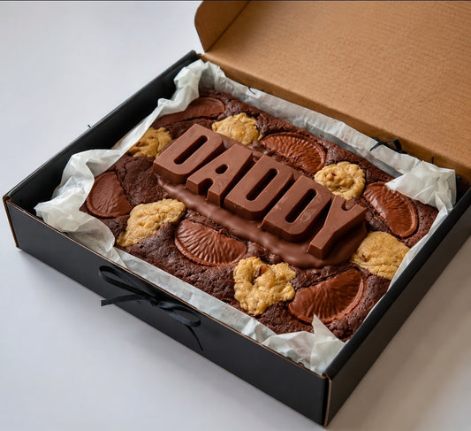 Father's Day Terry's Orange and Cookie dough Brownie