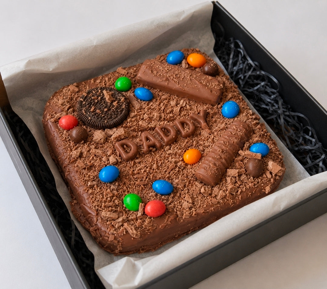 Fathers Day, Oreo and M&Ms Brownie