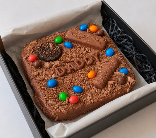 Fathers Day, Oreo and M&Ms Brownie