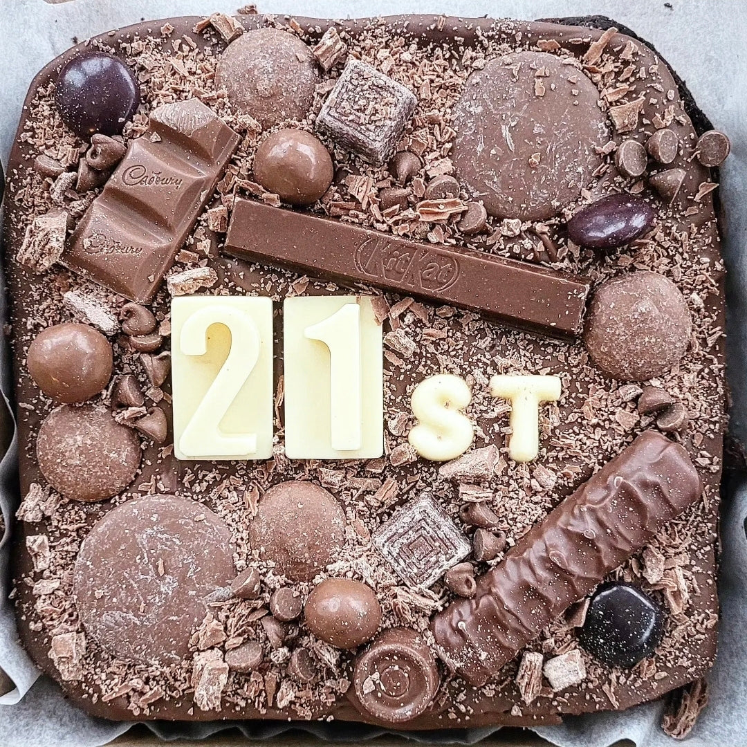 Personalised Brownie Square