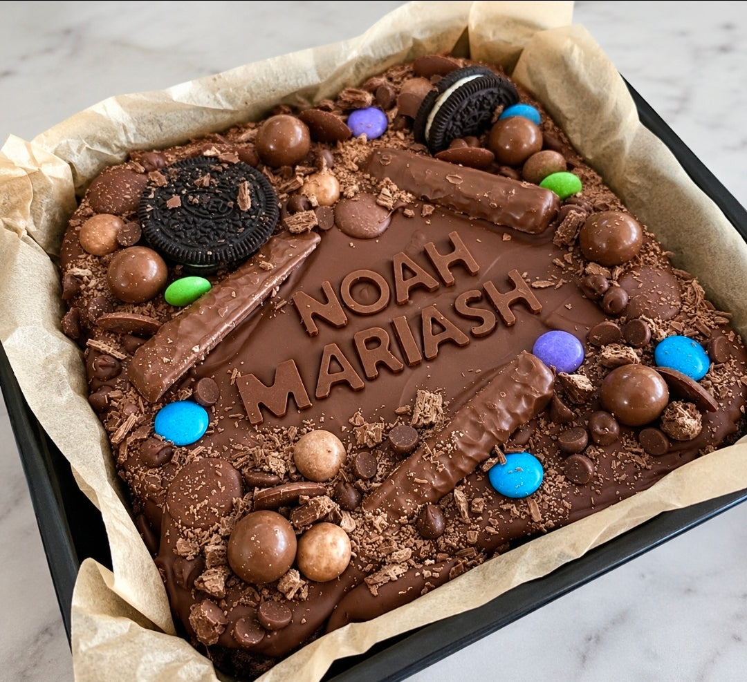 Personalised Brownie Square